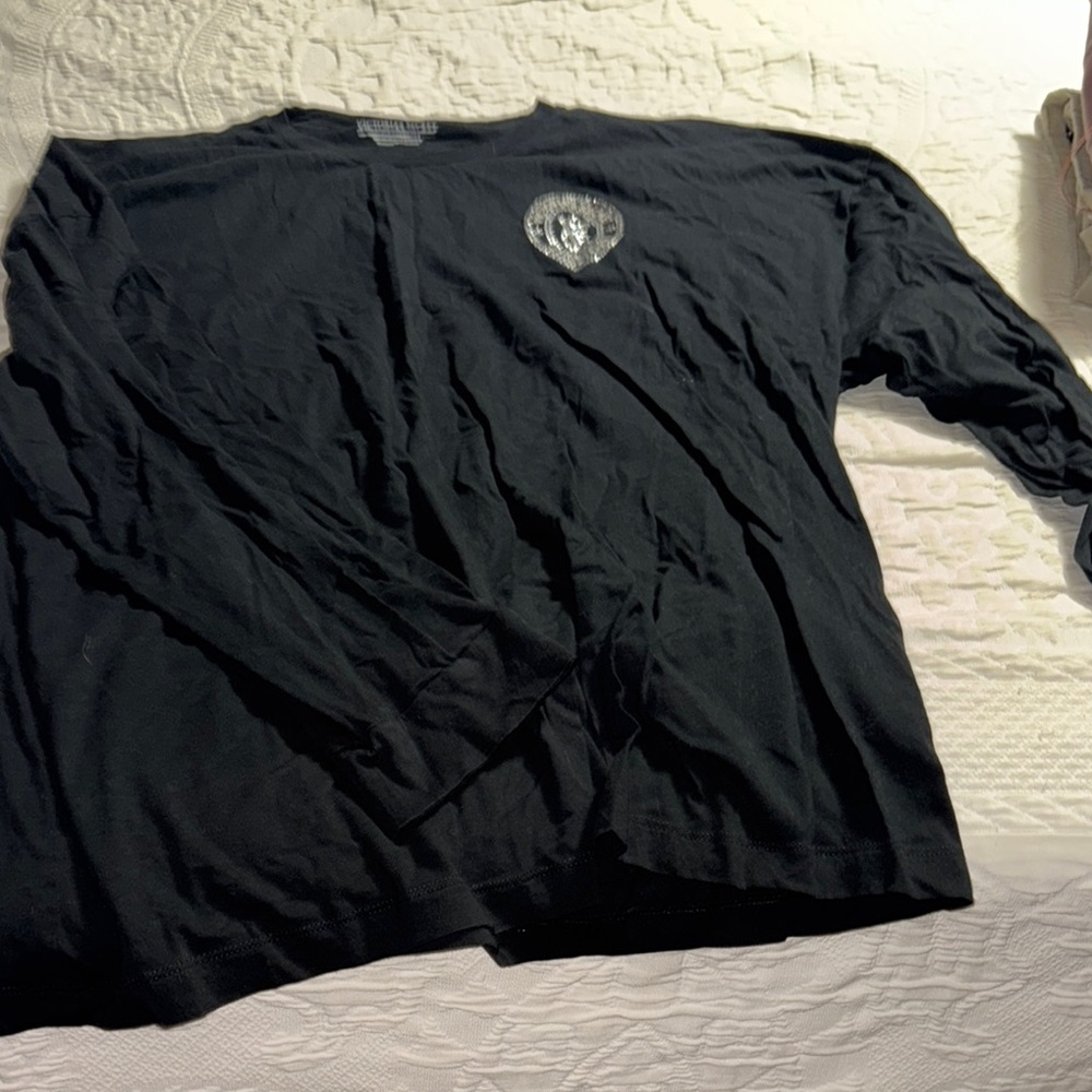 Victoria's Secret Black Long Sleeve Tee